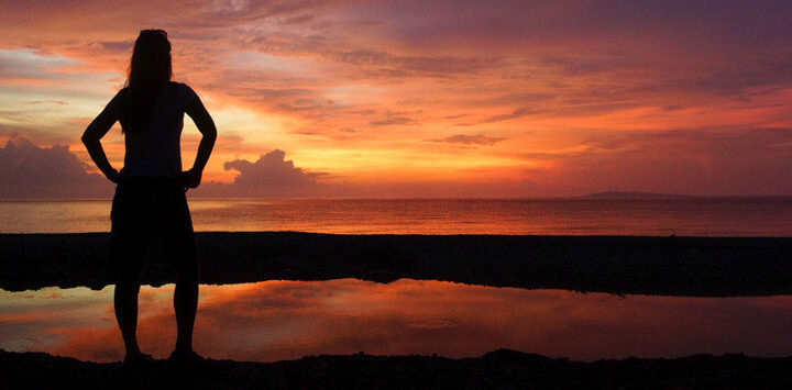 regionalism in the philippines - antique beach sunset woman silhouette
