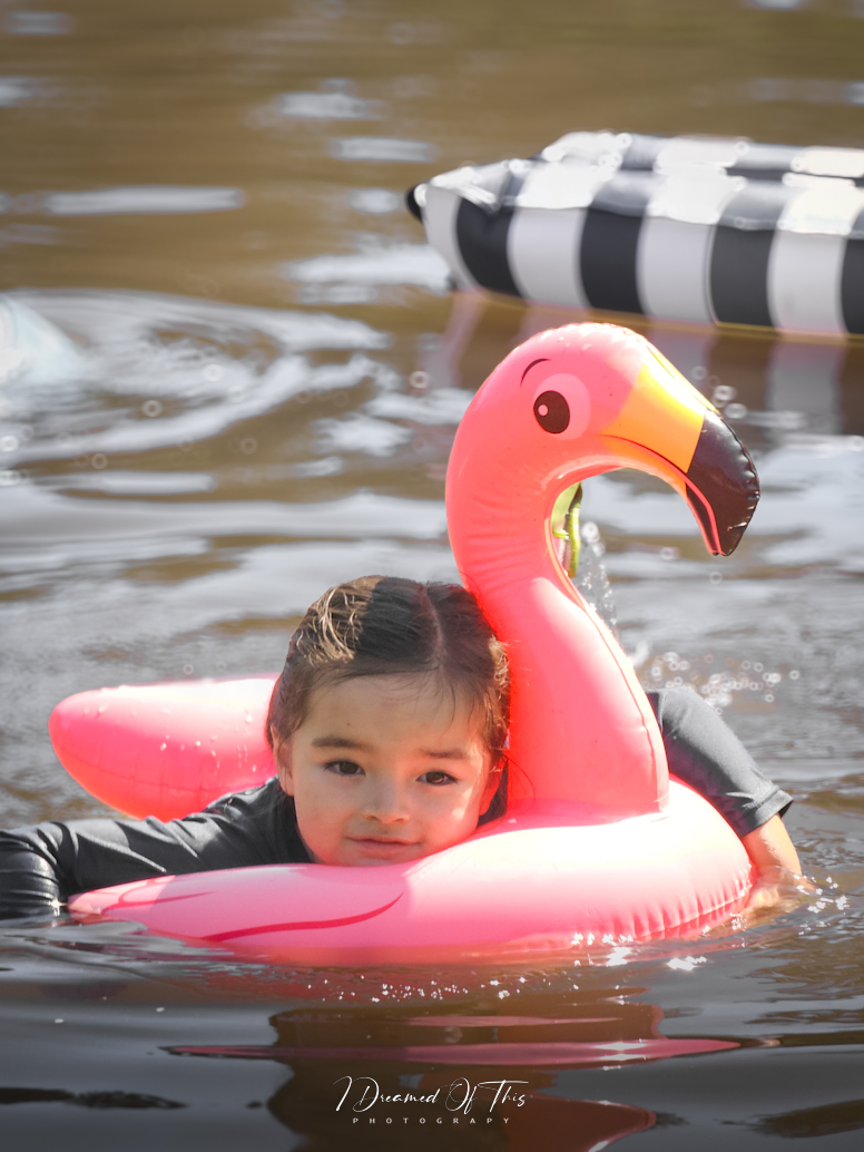 Swimming the lake