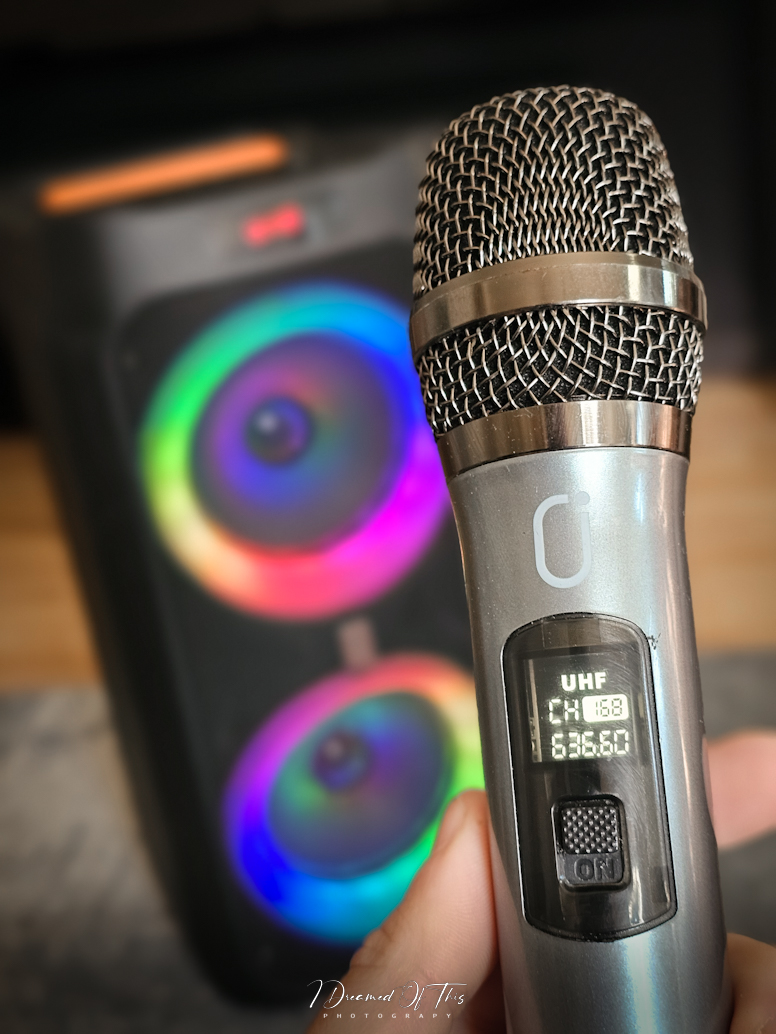 JYX Karaoke Speaker with Wireless Mics