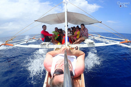 With My Selfie-Stick on a Boat Trip To Malalison Island - Culasi, Antique - Philippines (Olympus TG-4 Sample Photos)