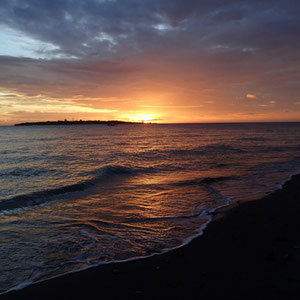 Sunset Over Nogas Island - Anini-y, Antique - Philippines (Olympus TG-4 Sample Photos)